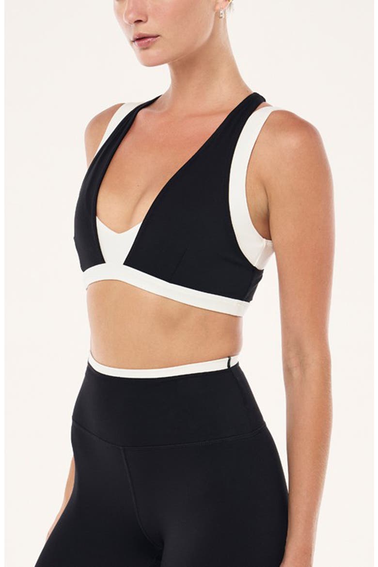 Unity Sports Bra, Alternate, color, BLACK