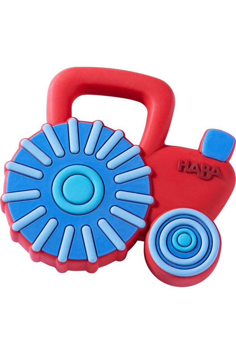 Tractor Silicone Teether, Main, color, Multi