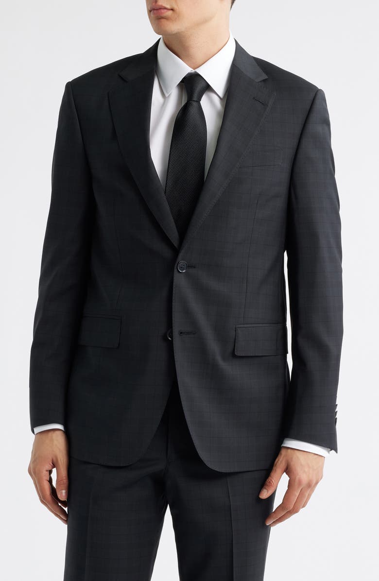 Peter Millar Flynn Classic Suit, Alternate, color, Black