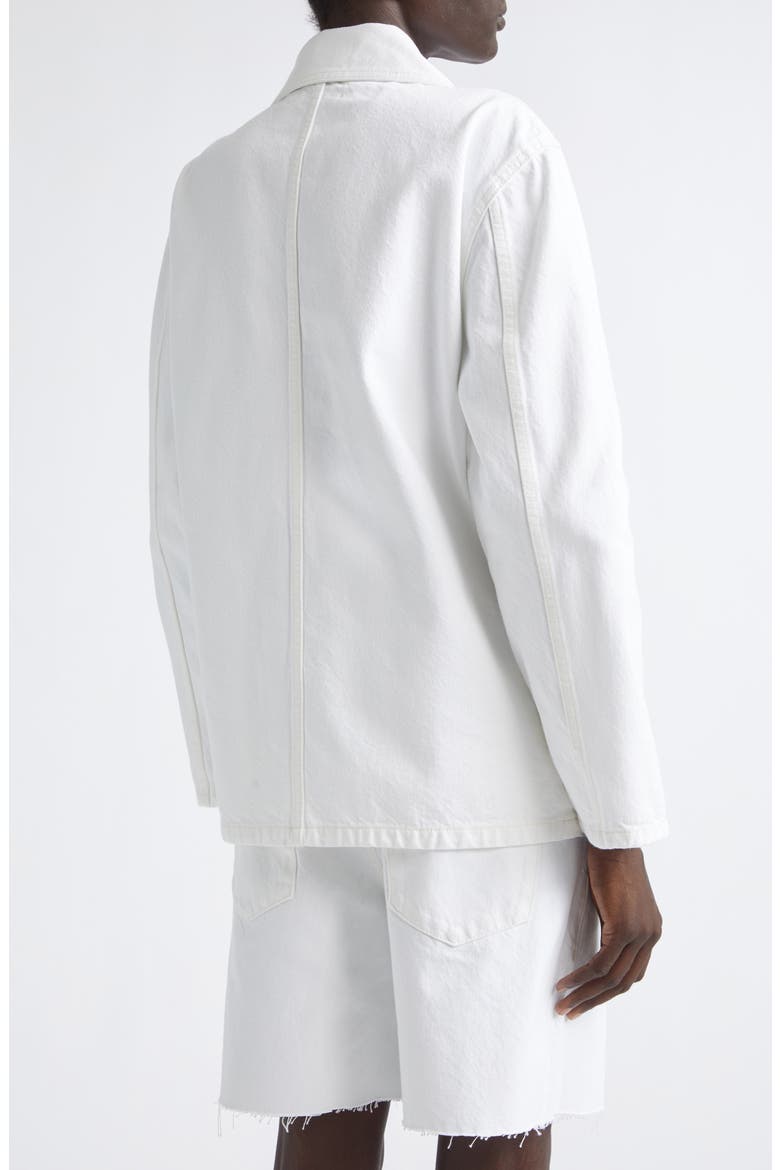 Jacques Cotton Denim Worker Jacket, Alternate, color, TALC