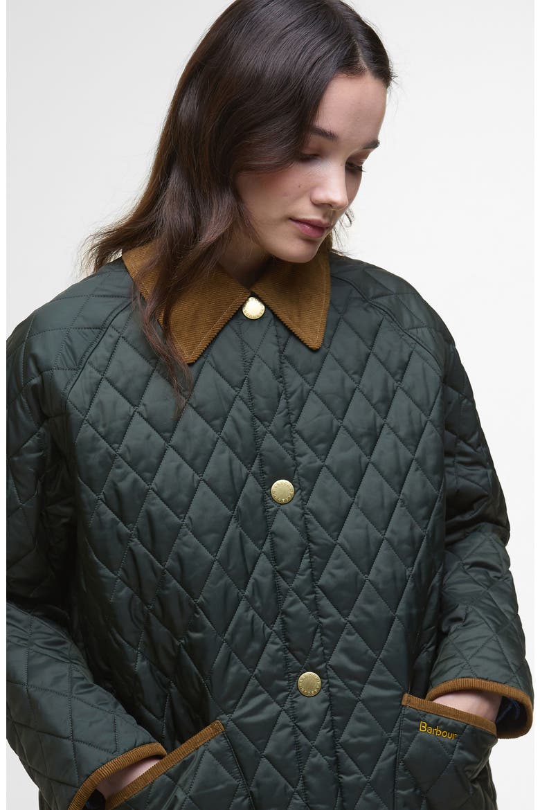 Liddesdale Oversize Quilted Jacket, Alternate, color, SAGE/ ANCIENT