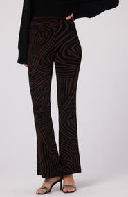 DVF Wynn Stripe Flare Pants