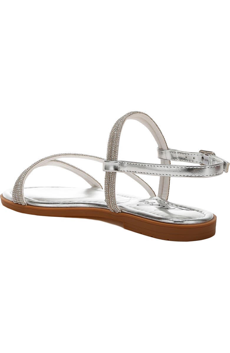 LONDON RAG Bawley Crystal Embellished Flat, Alternate, color, Silver