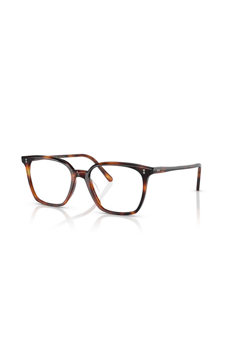 52mm Square optical glasses, Main, color, Tortoise