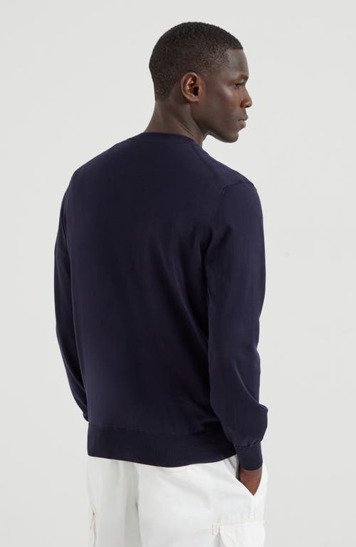 Brunello Cucinelli Lightweight Sweater With Embroidery