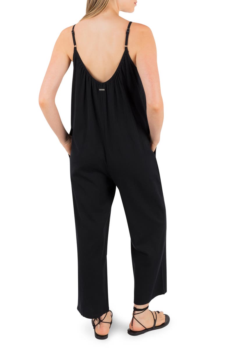 Hurley New Heights Jumpsuit, Alternate, color, Black