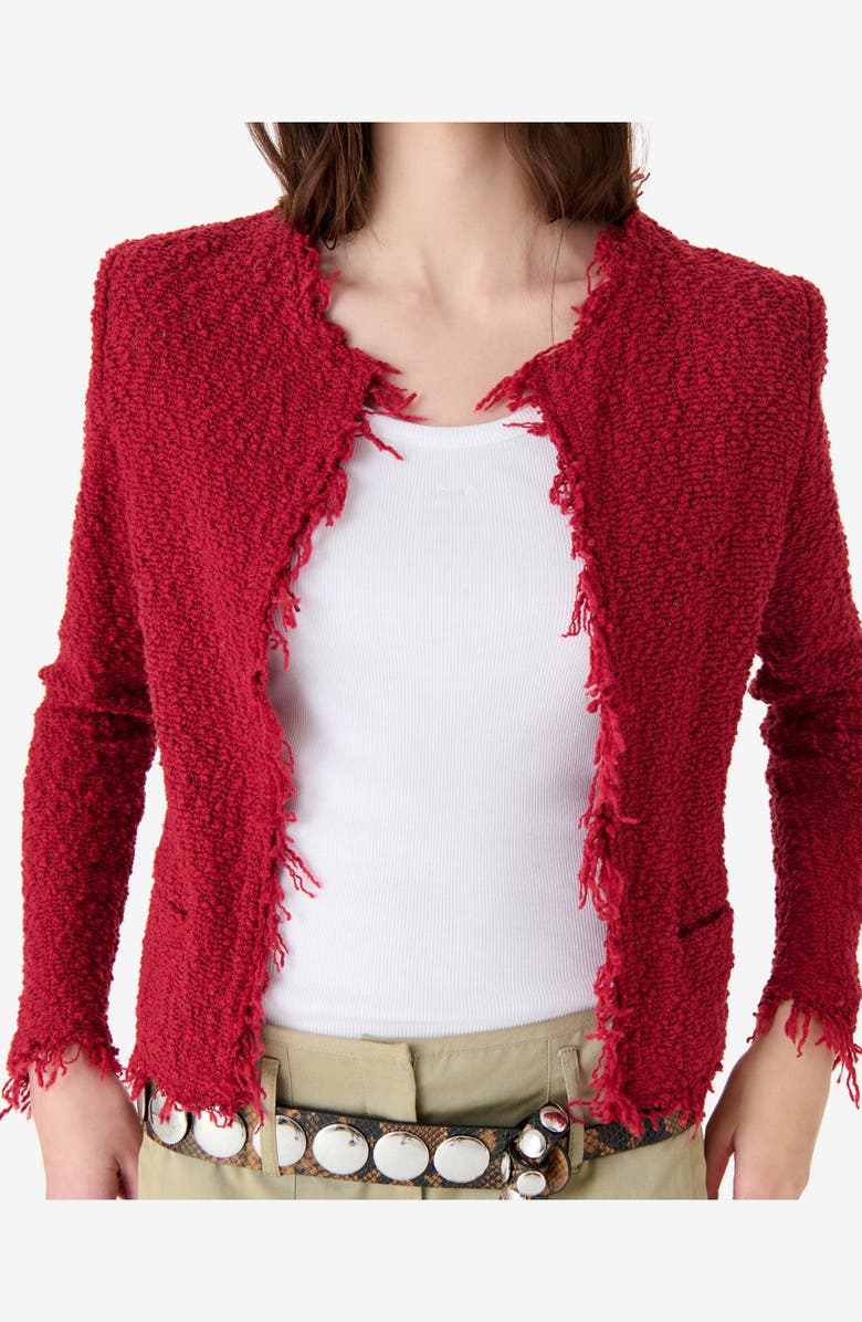 IRO Shavani Jacket, Alternate, color, Lipstick Red