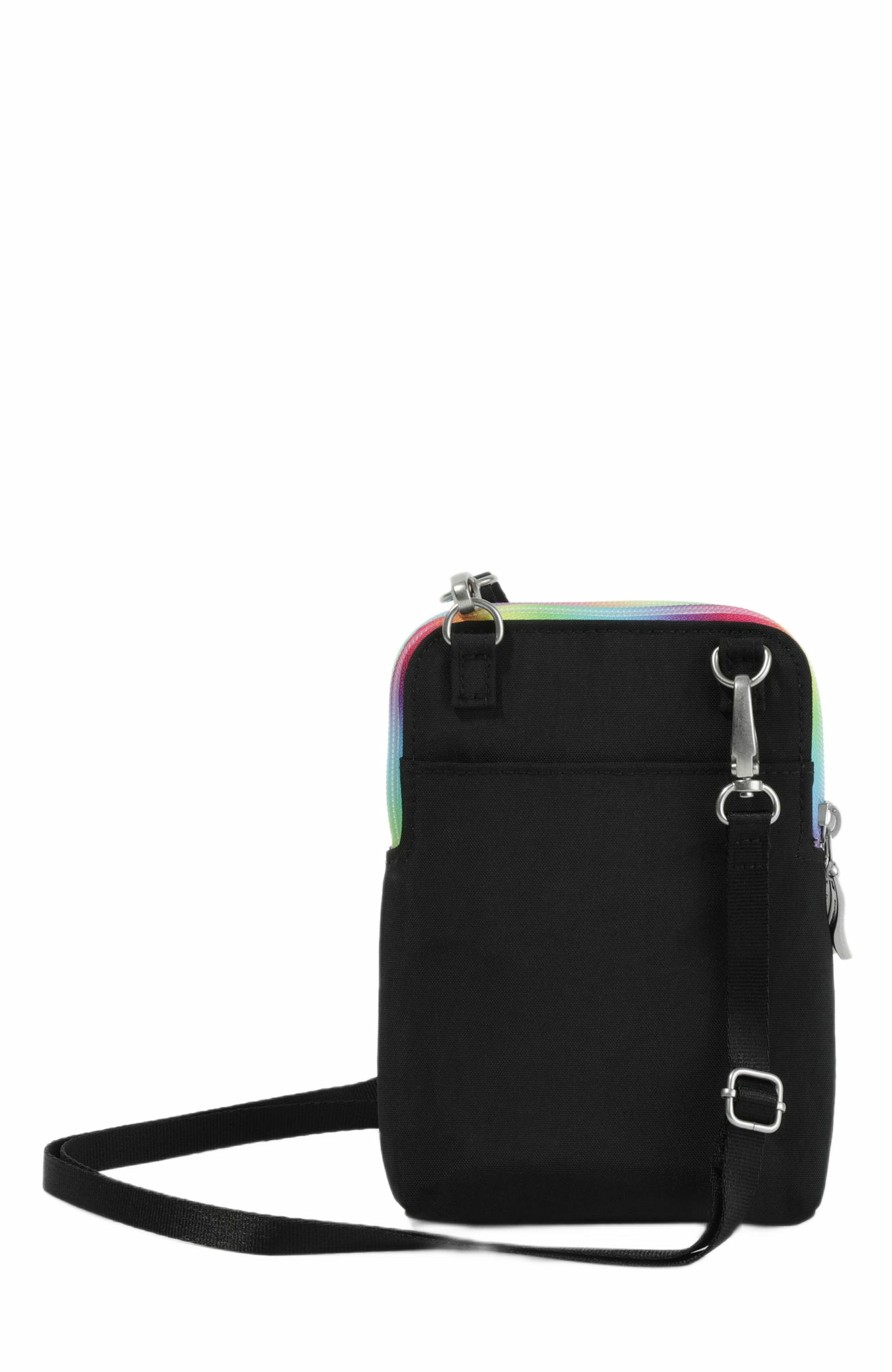 BAGGALLINI Take Two RFID Bryant Crossbody Bag, Alternate, color, Onyx Rainbow Pride