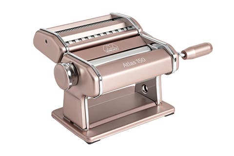 Atlas 150 Pasta Machine with Cutter, Hand Crank, and Instructions, Made in Italy