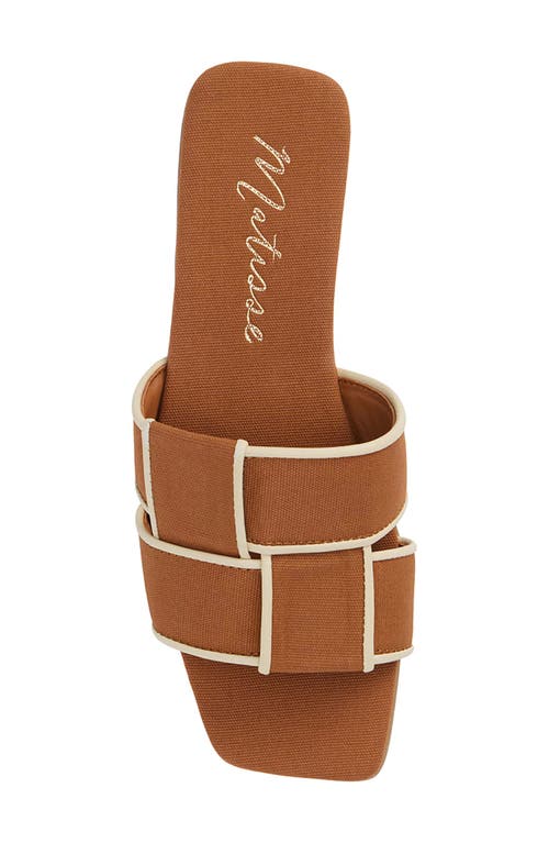 Matisse Women Biscayne Flat Sandal In Tan In Tan