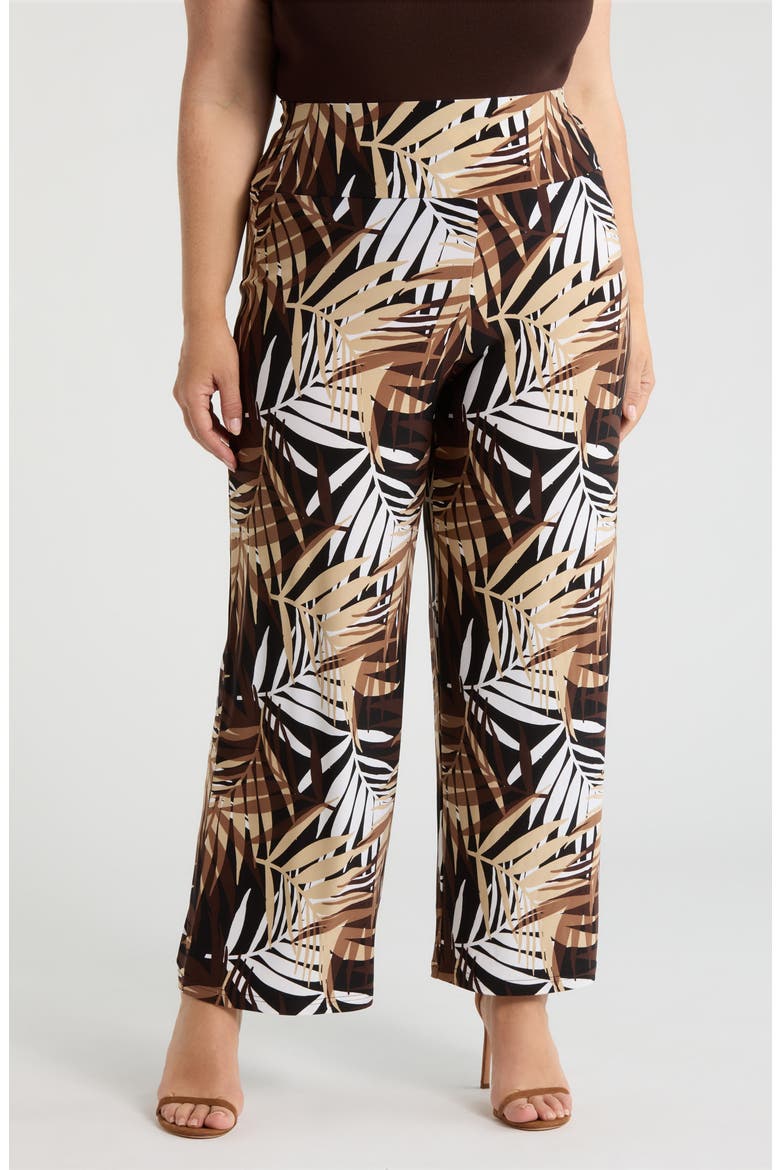 Printed High Waist Wide Leg Palazzo Pants, Main, color, ANNE BLACK MULTI