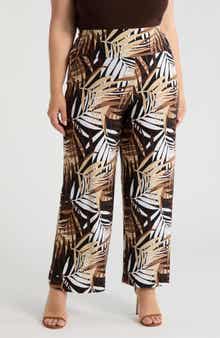 Printed High Waist Wide Leg Palazzo Pants