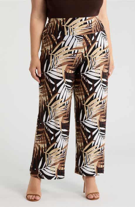 Printed High Waist Wide Leg Palazzo Pants