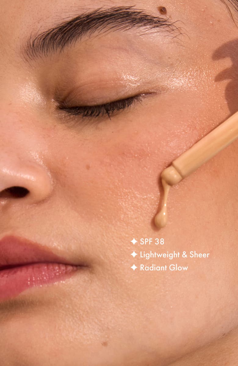 Kopari Sun Veil Illuminating Elixir Face Sunscreen SPF 38, Alternate, color, 