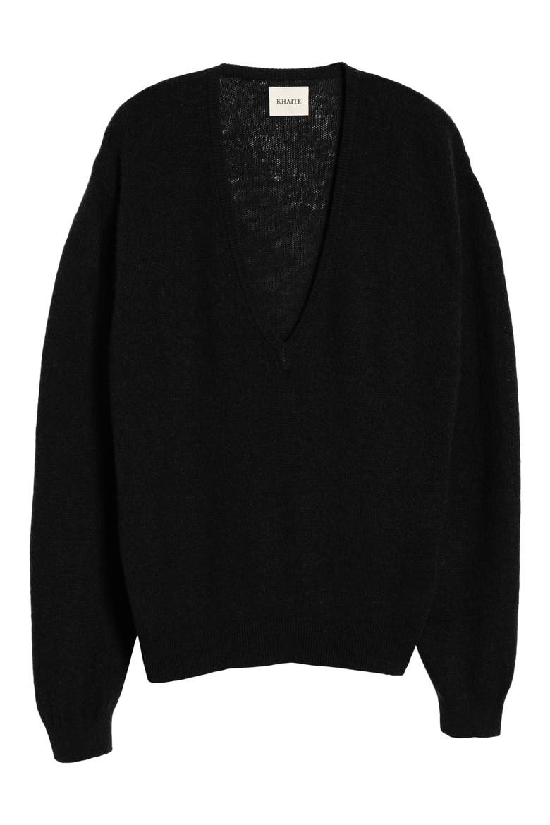 Sam Cashmere Sweater, Alternate, color, BLACK