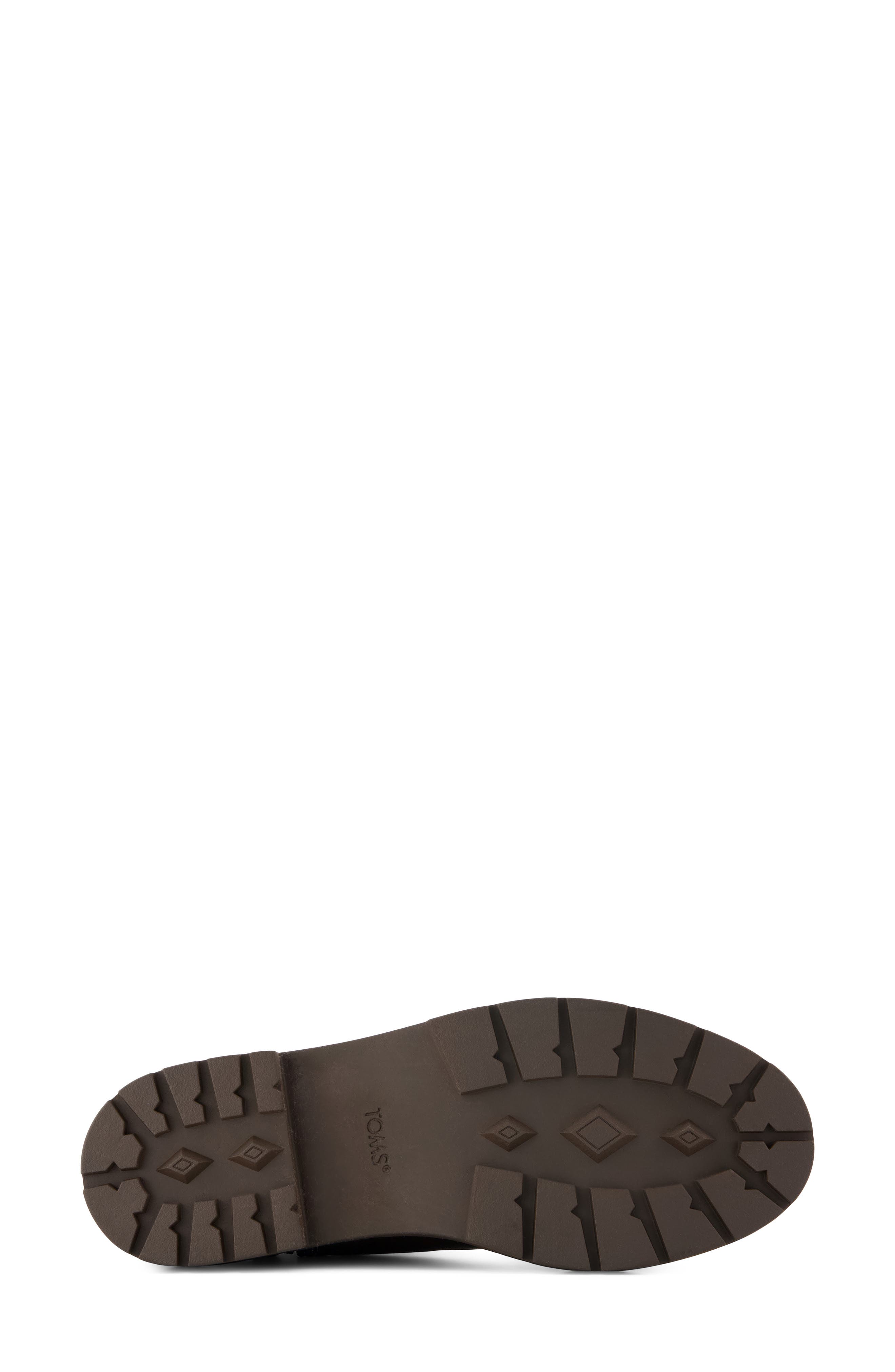 Leather Chelsea Bootie, Alternate, color, DARK BROWN