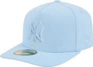 New Era Men's New Era Light Blue New York Yankees Color Pack A-Frame 59FIFTY Fitted Hat