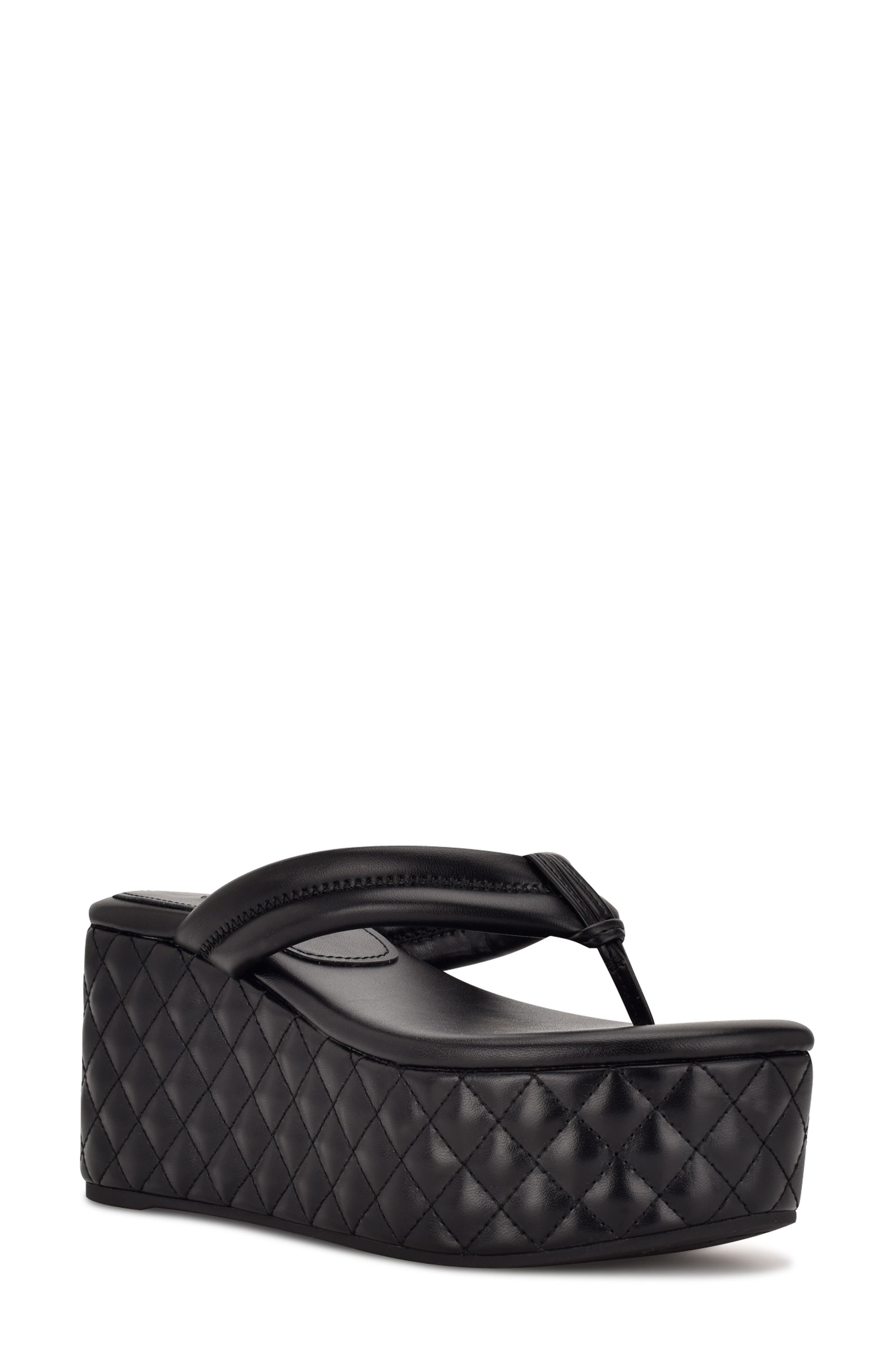 Nine West Newya Platform Wedge Sandal, Main, color, 