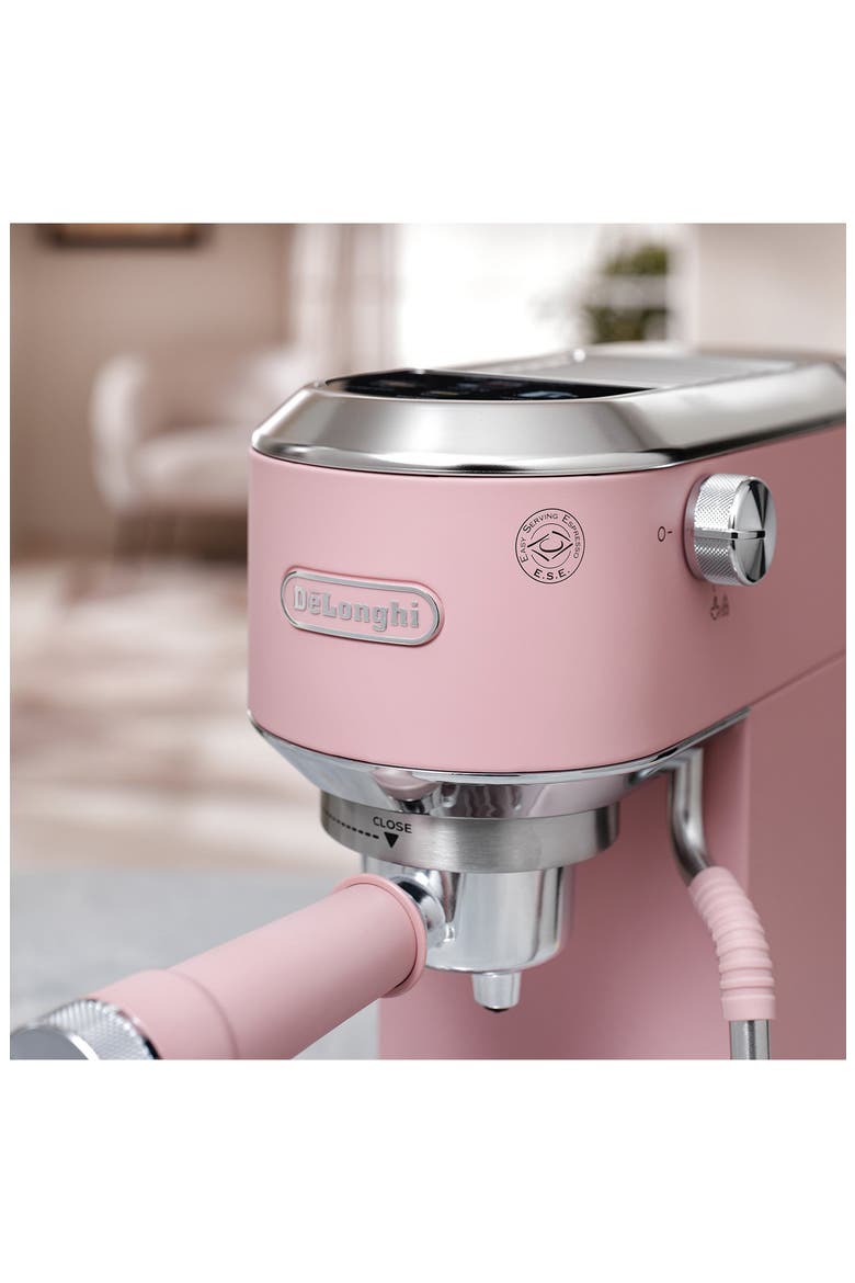 Dedica Duo Pump Espresso Machine, Alternate, color, ROSE