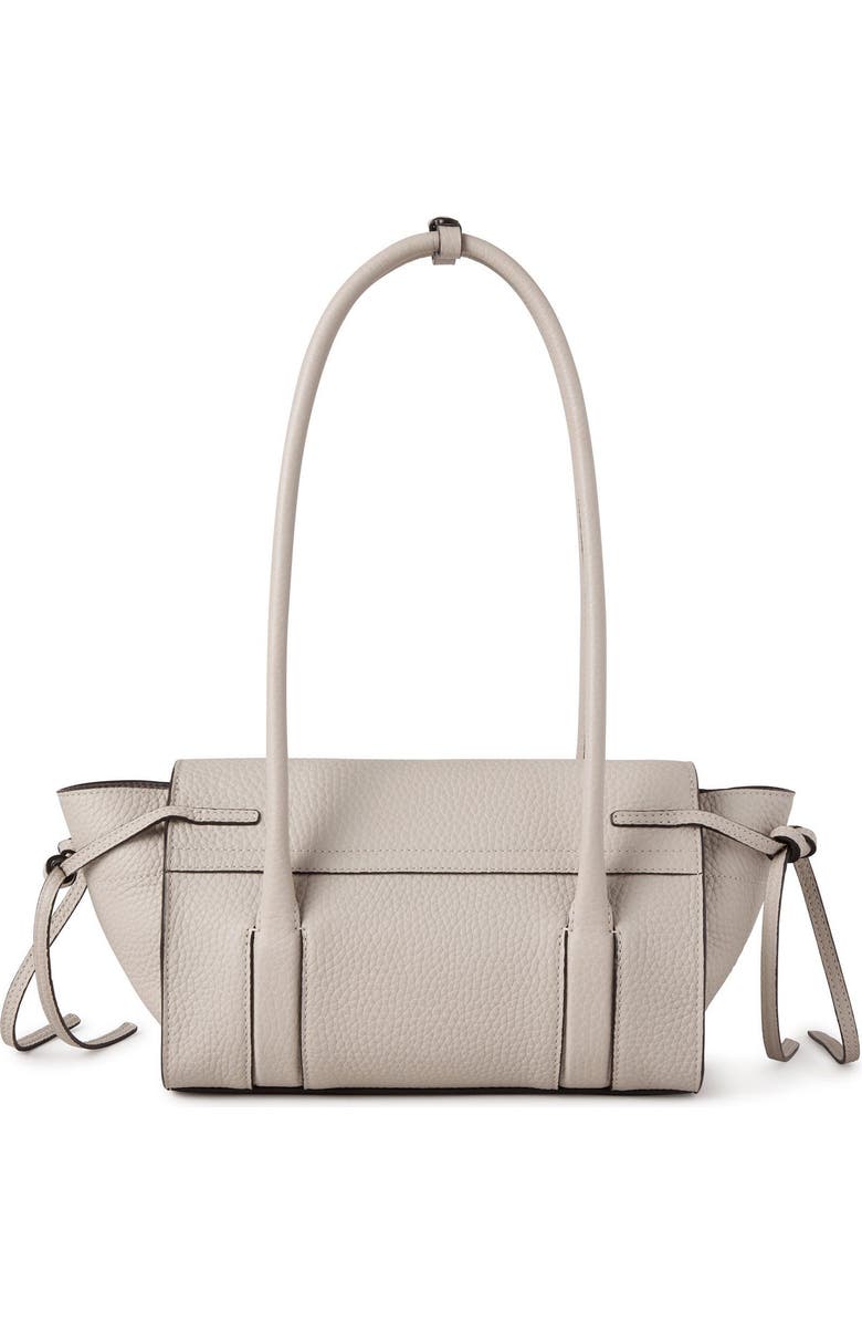 Mulberry Mini Soft Bayswater Grained Leather Satchel, Alternate, color, Chalk