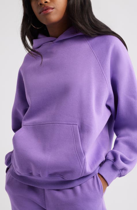 Womens purple hoodie sweatshirts sale