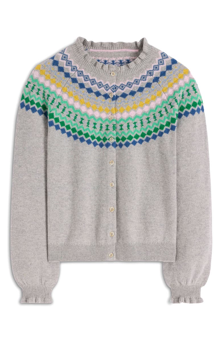 Boden Fae Fair Isle Cardigan, Alternate, color,