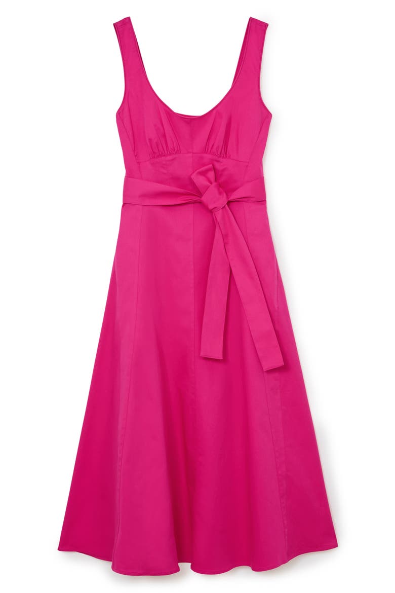 Irina Stretch Cotton Dress, Alternate, color, PINK