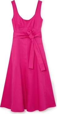 Reiss Irina Stretch Cotton Dress