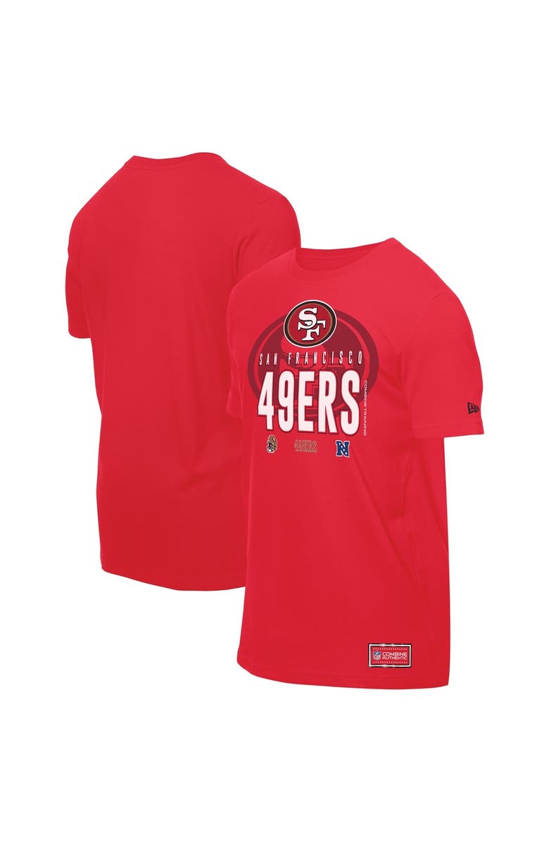 New Era Men's New Era Scarlet San Francisco 49ers 2025 NFL Training Camp T-Shirt, Main, color, Scarlet