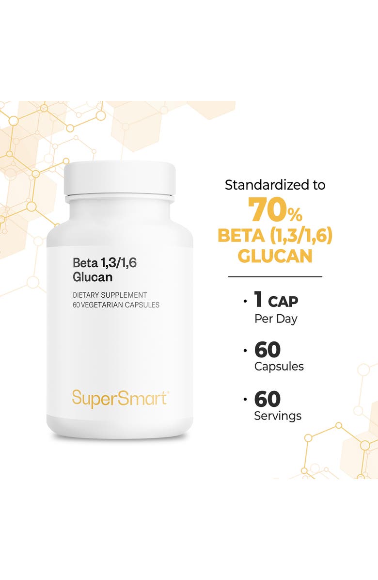 SuperSmart Beta Glucan Supplement 250mg, Alternate, color, NO COLOR