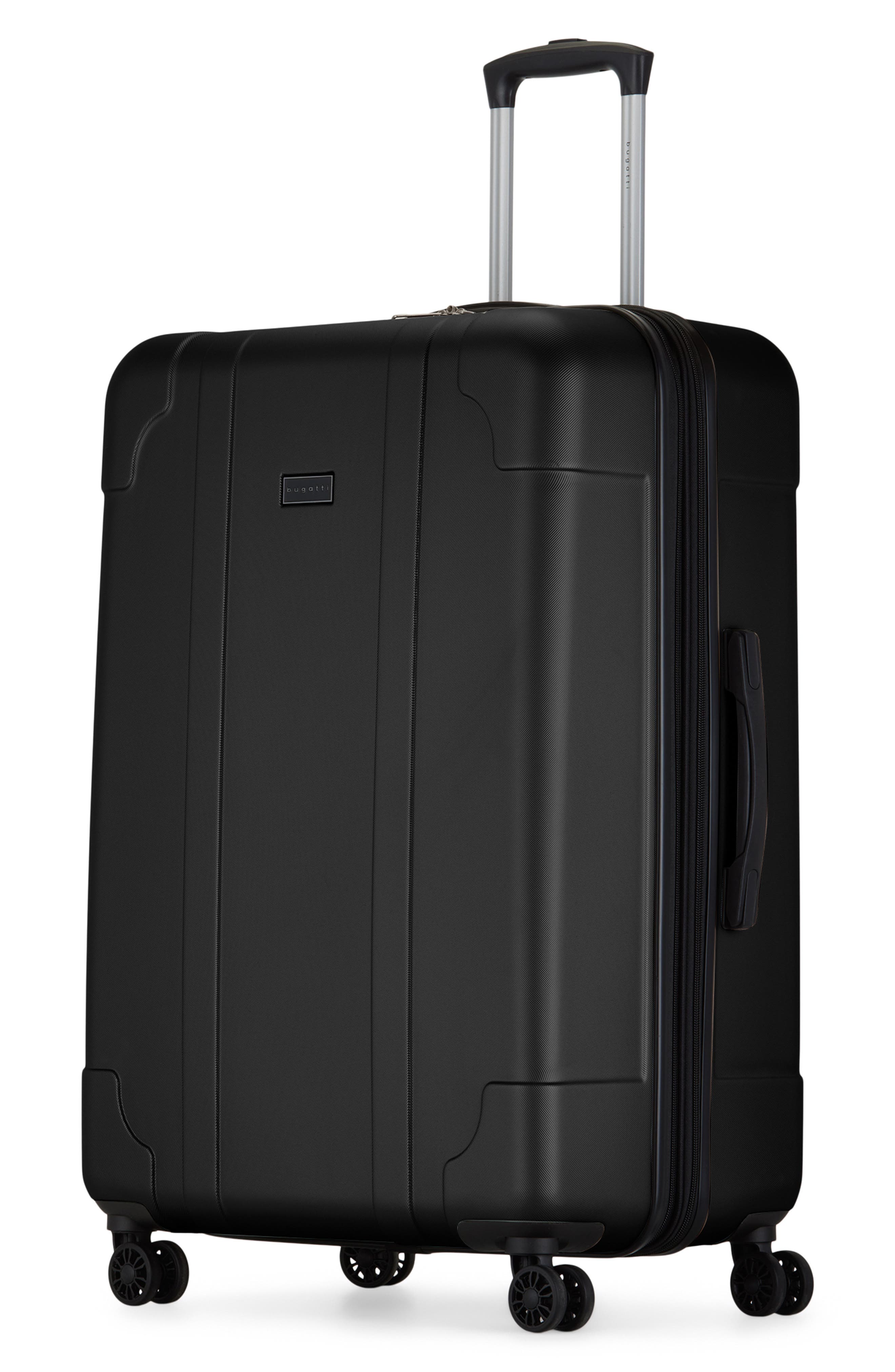 bugatti Madrid 2-Piece Hardside Luggage Set, Alternate, color, Black