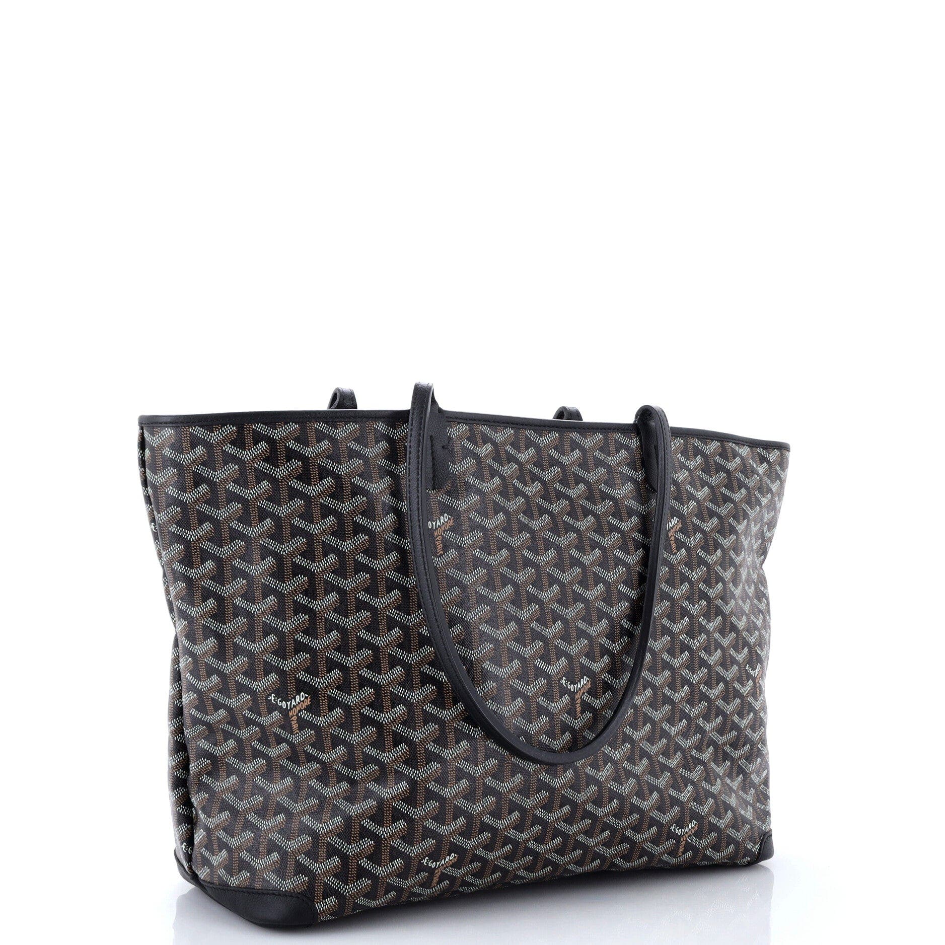 Artois Tote Coated Canvas MM, Alternate, color, Black