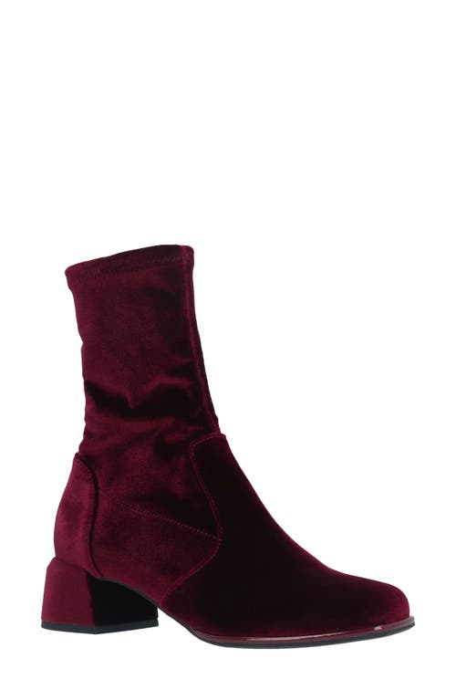 L'amour Des Pieds Nyvani Bootie In Merlot