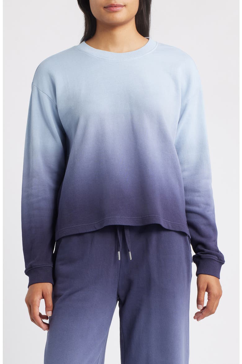 Ombré Sweatshirt, Main, color, NAVY