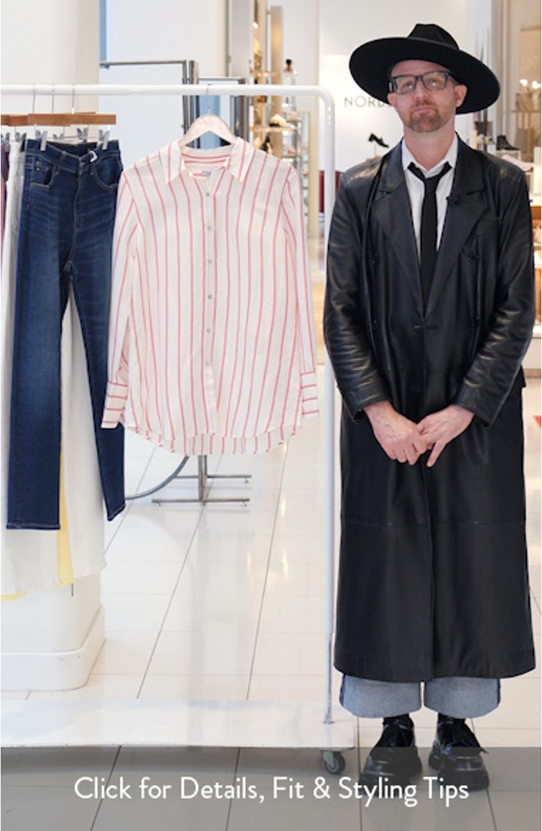 Knox Linen Blend Button-Up Shirt, sales video thumbnail