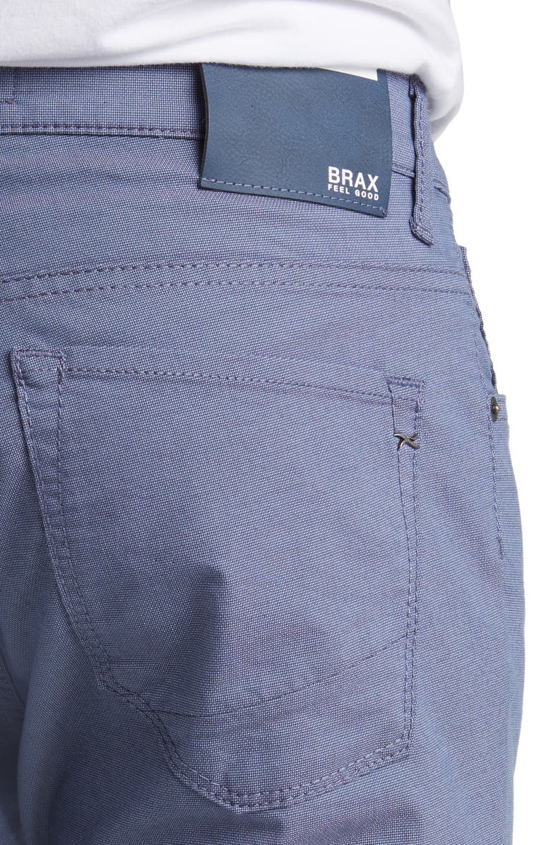 Brax Chuck Modern Fit Stretch Five Pocket Pants, Alternate, color, Dusty Blue