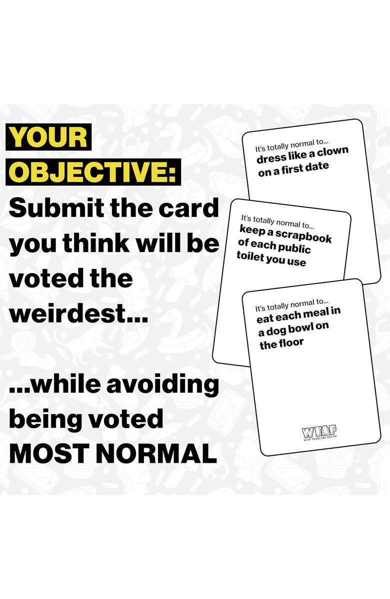 CratedWithLove New Game! Wtaf Adult Party Game, Age 17+, Alternate, color, Multicolored