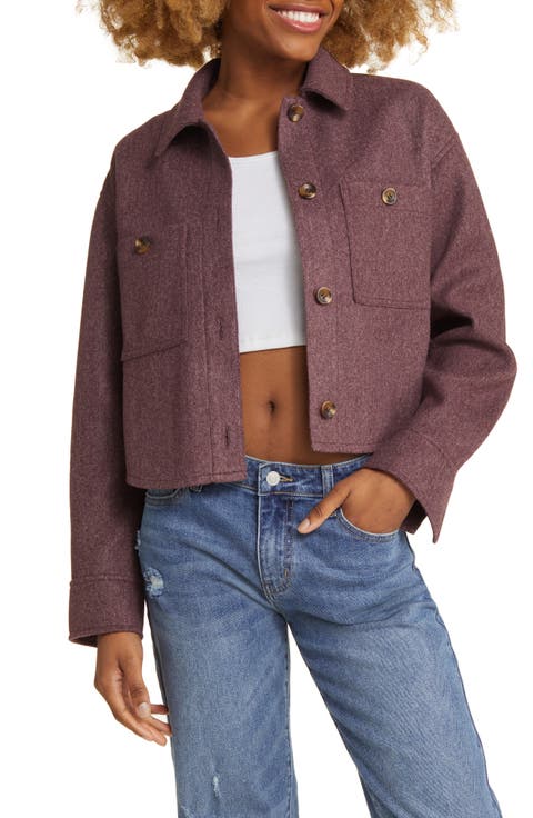 Crop Shacket
