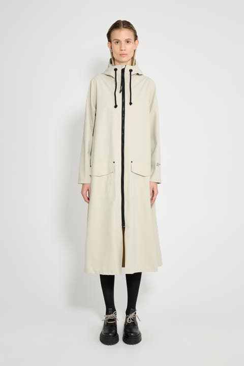 Mosebacke Long Patch Matte Raincoat