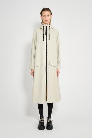 Stutterheim Mosebacke Long Patch Matte Raincoat | Nordstrom