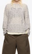 Bimba y Lola Lurex Openwork Sweater