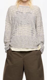 Bimba y Lola Lurex Openwork Sweater