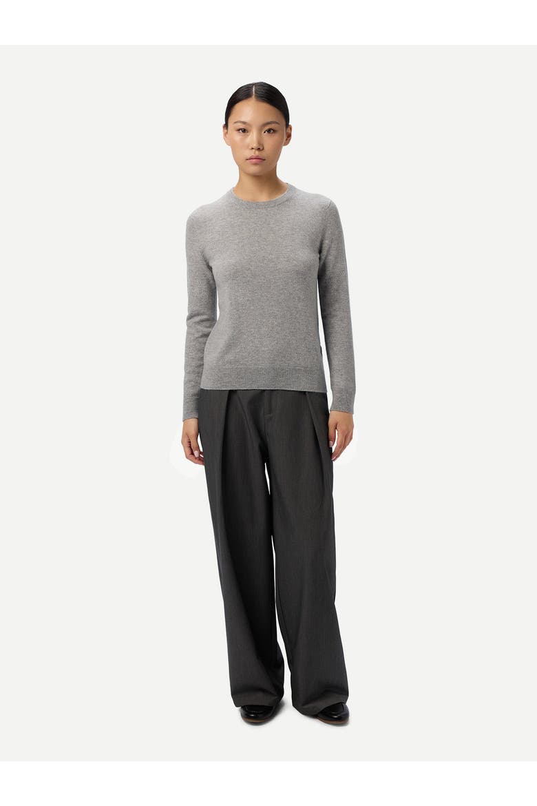 Timeless Cashmere Crewneck Sweater, Alternate, color, high rise