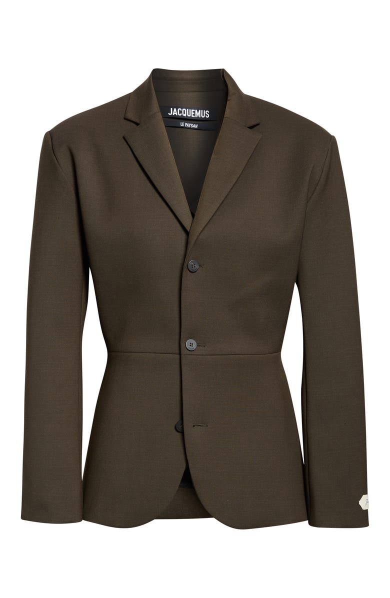 Jacquemus La Veste Gardian Peplum Sport Coat, Main, color, 