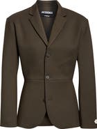 Jacquemus La Veste Gardian Peplum Sport Coat