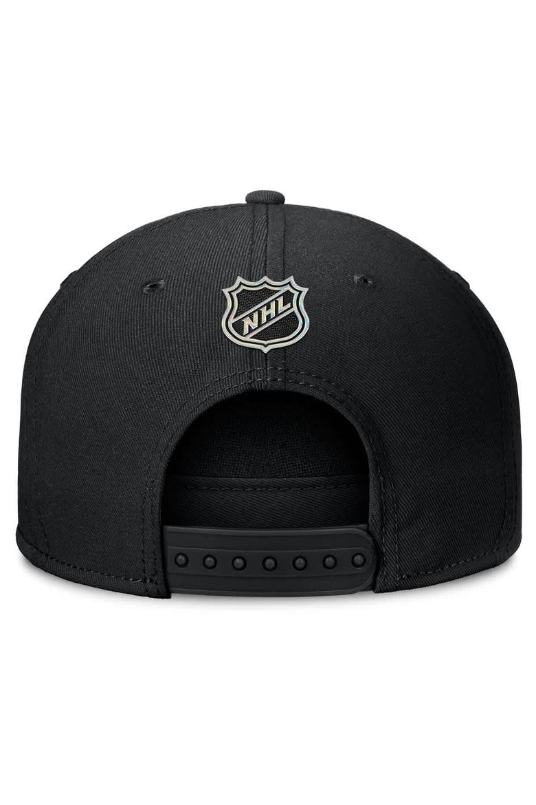 Men's Fanatics Black New Jersey Devils Authentic Pro Rink Team Code Snapback Hat, Alternate, color, Black