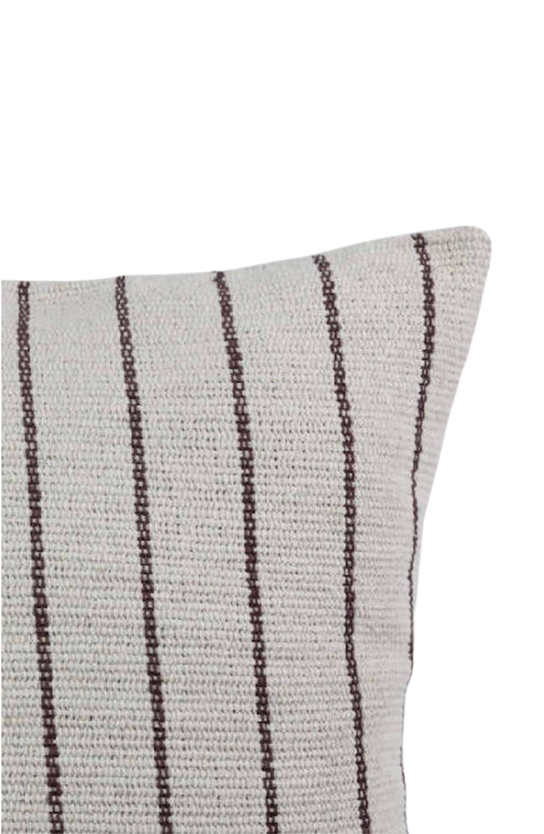 Manushi Cotton Striped Pillow - Cover + Insert, Alternate, color, Beige
