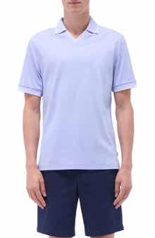 Bugatchi Tipped Johnny Collar Polo