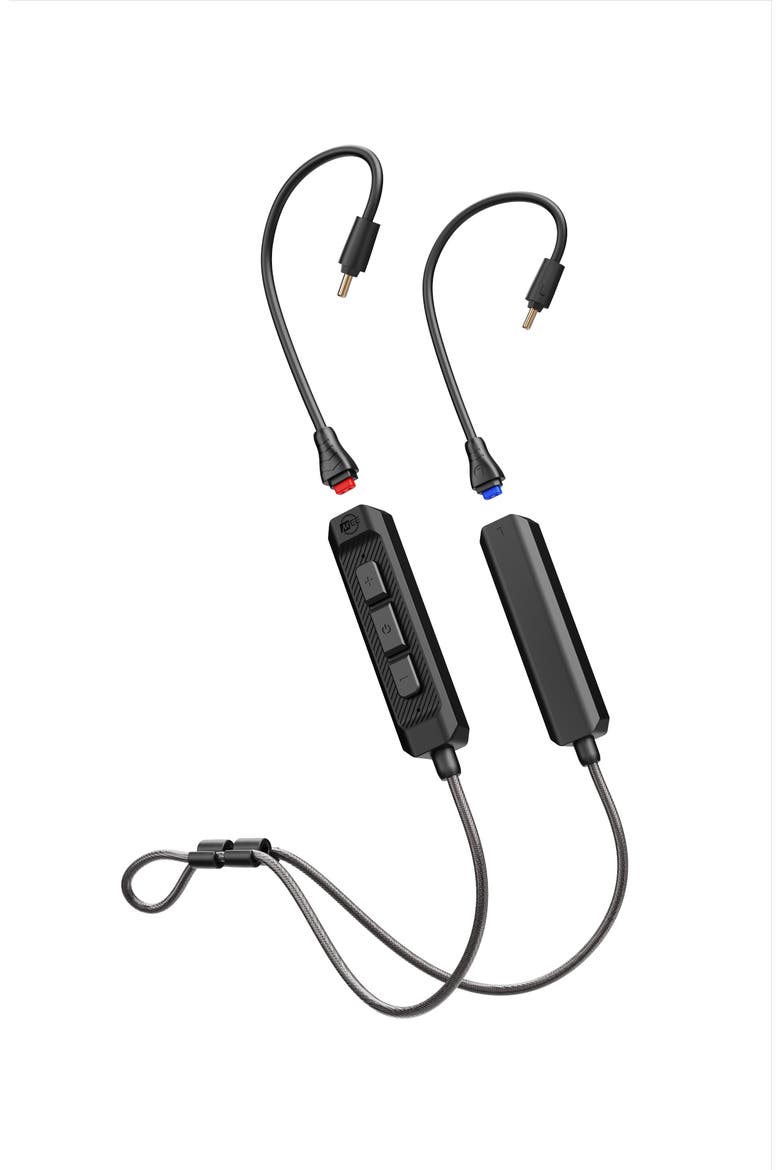 BT3 Bluetooth Wireless Adapter Cable for In-Ear Monitors with 3 Connectors, Main, color, Black