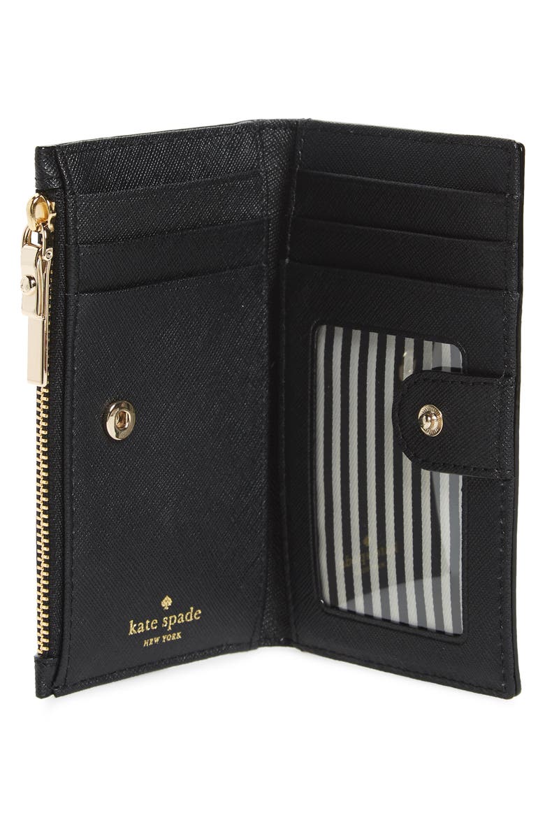 cameron street – mikey crosshatched leather wallet, Alternate, color, Z/DNUBLACK